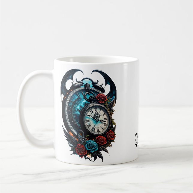 Taza De Café El reloj en la niebla del infinito. (Izquierda)