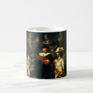 Taza De Café El reloj nocturno - Rembrandt