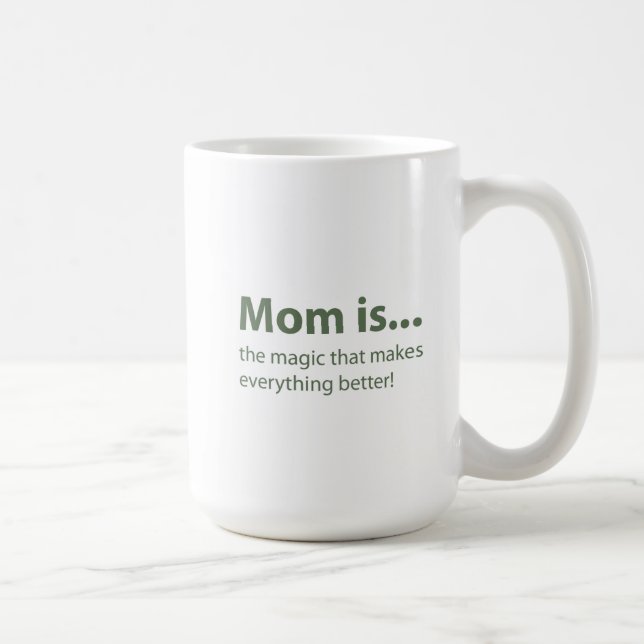Taza De Café El repaso del día de la madre inspiradora (Derecha)