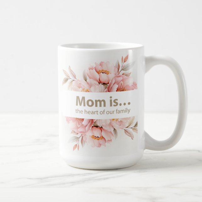 Taza De Café El repaso del día de la madre inspiradora (Derecha)