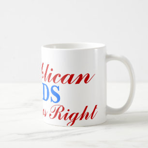 Taza De Café El republicano, tiene siempre razón, PAPÁS