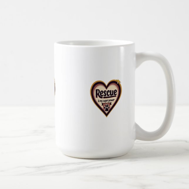 Taza De Café El Rescate Es Mi Superpoder - Empoderamiento (Derecha)