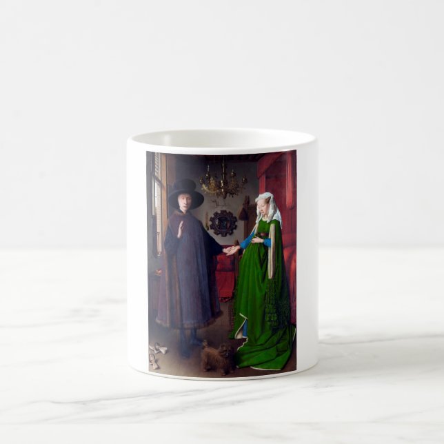 Taza De Café El retrato de Arnolfini, Jan van Eyck (Centro)