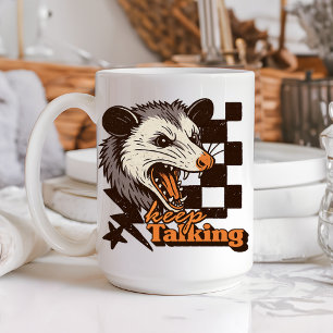 Taza De Café El retro sigue hablando de Feral Possum: Animal sa