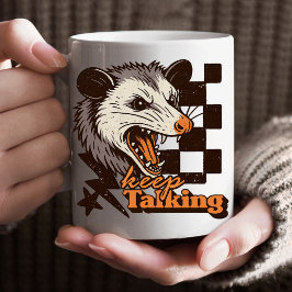 Taza De Café El retro sigue hablando de Feral Possum: Animal sa