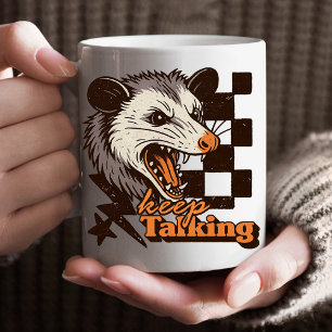 Taza De Café El retro sigue hablando de Feral Possum: Animal sa