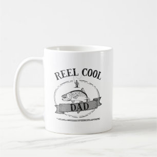 Taza De Café El retruécano divertido de la pesca del papá
