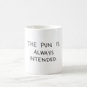 Taza De Café El retruécano se piensa siempre