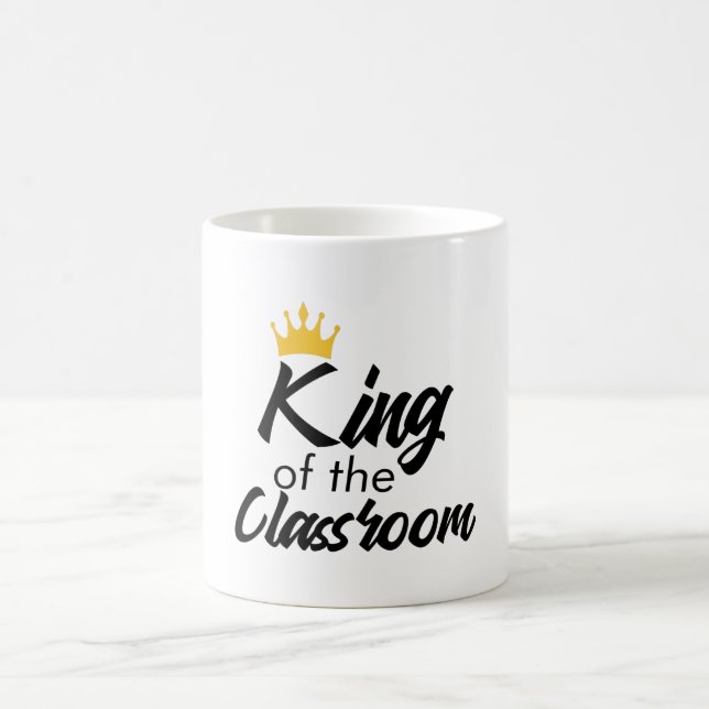 Taza De Café El Rey Del Aula Guay De Vuelta A La Cita Escolar (Centro)