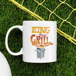 Taza De Café El rey del gráfico de la parrilla