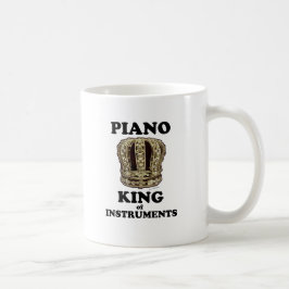 Taza De Café El Rey del Piano de los Instrumentos