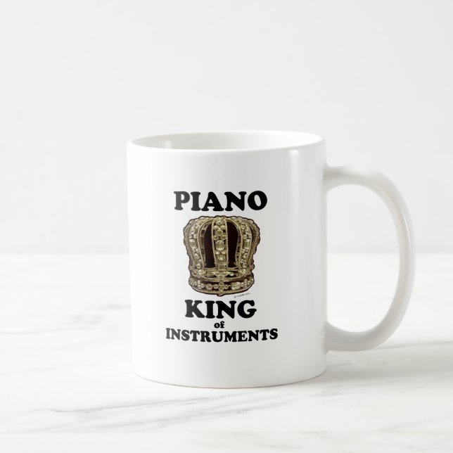 Taza De Café El Rey del Piano de los Instrumentos (Derecha)