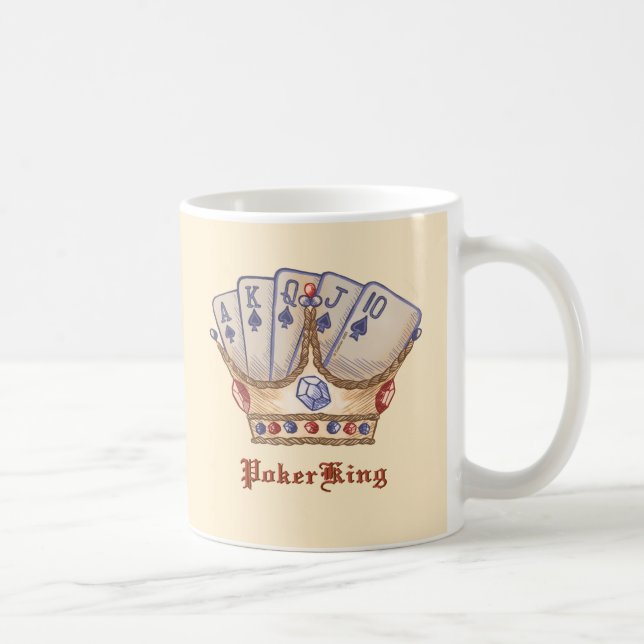 Taza De Café El rey del póker (Derecha)