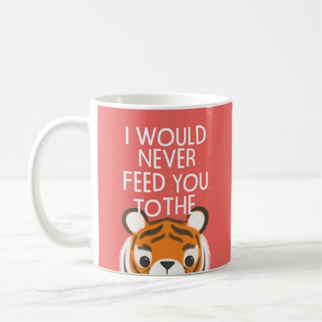 Taza De Café El Rey del tigre inspiró la peluca (Izquierda)