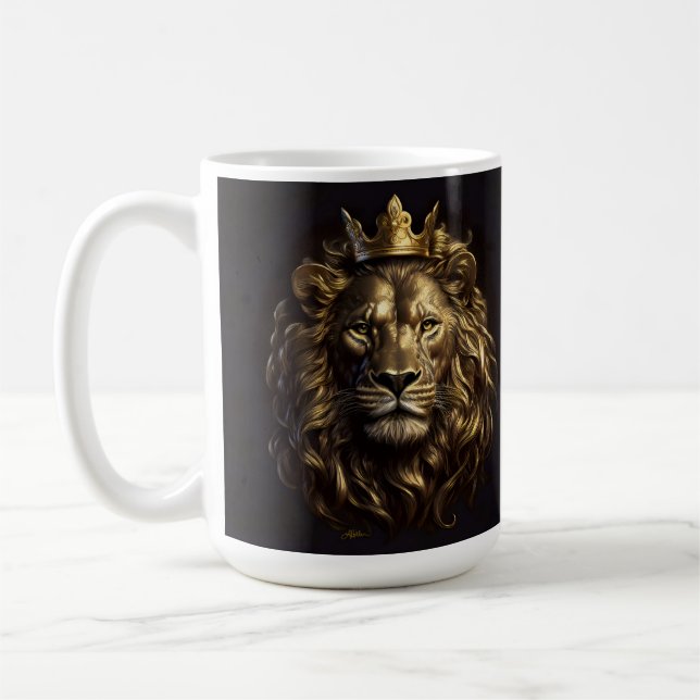 Taza De Café ¡El Rey! El no tan cobarde león de Oz (Izquierda)
