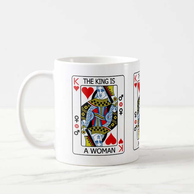Taza De Café El Rey es una mujer (Izquierda)