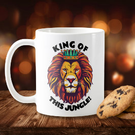 Taza De Café El rey gracioso de esta jungla