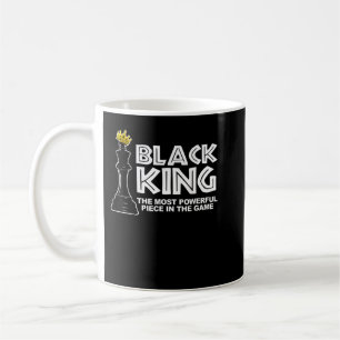 Taza De Café El Rey Negro la pieza más poderosa del juego