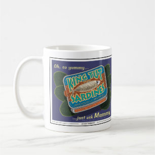 Taza De Café El rey Tut Sardines Mug
