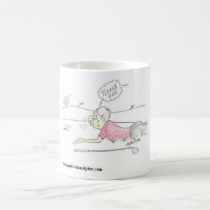 Taza De Café El rezo de un golfista
