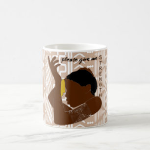Taza De Café El rezo por favor me da fuerza