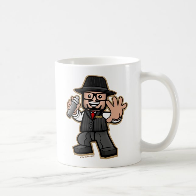 Taza De Café El Richard oficial de 3 pulgadas #3inchRichard (Derecha)