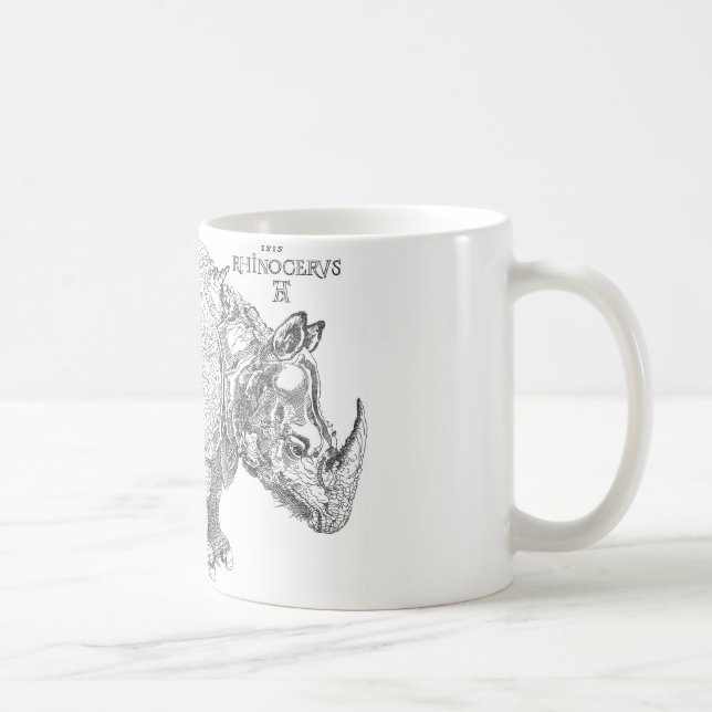 Taza De Café El rinoceronte de Dürer (Derecha)