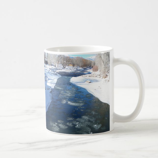 Taza De Café El río Arkansas helado (Derecha)