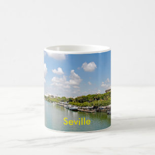 Taza De Café El río Guadalquivir y la torre de oro