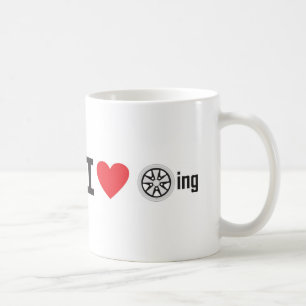 Taza De Café el rodar del fuch del corazón i