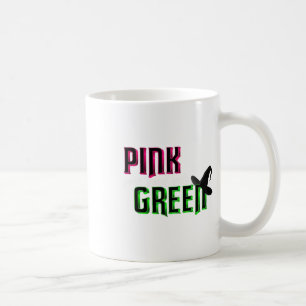 Taza De Café El rosa se hace bueno con el verde