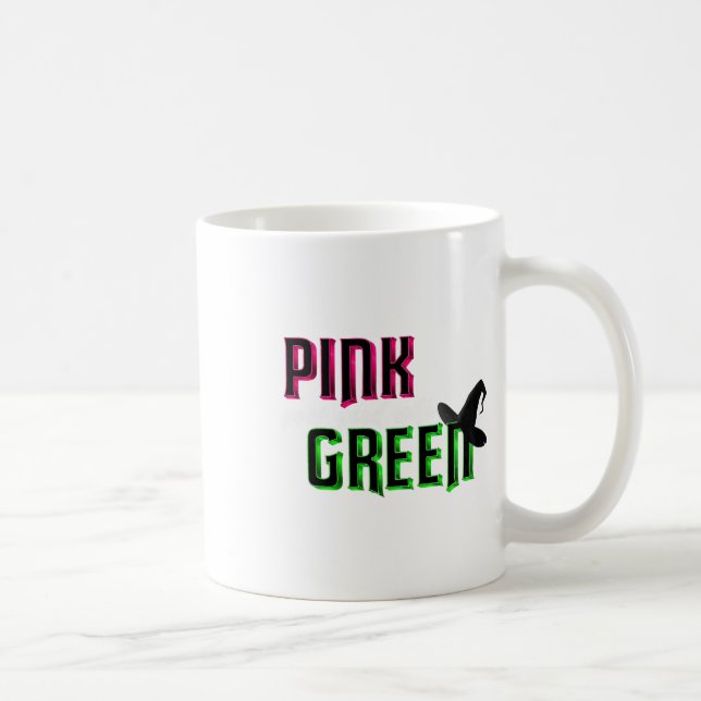 Taza De Café El rosa se hace bueno con el verde (Derecha)