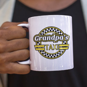 Taza De Café El Rótulo de taxis del abuelo
