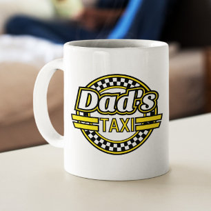 Taza De Café El Rótulo Taxi de Papá
