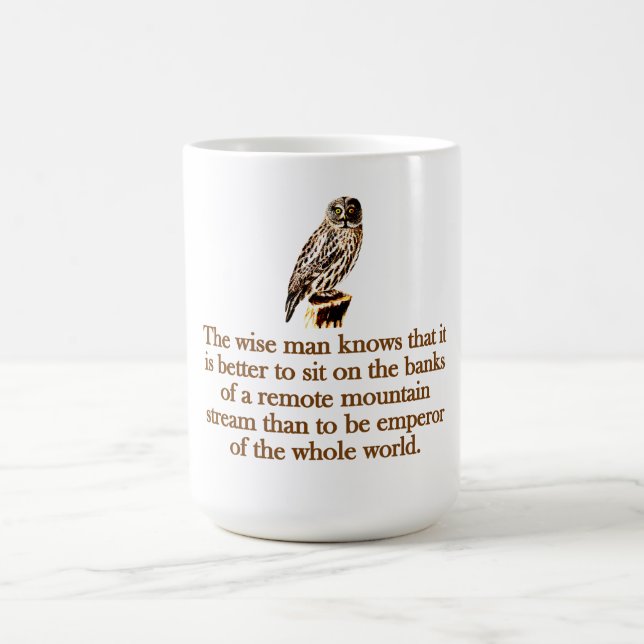 Taza De Café El sabio sabe (Centro)