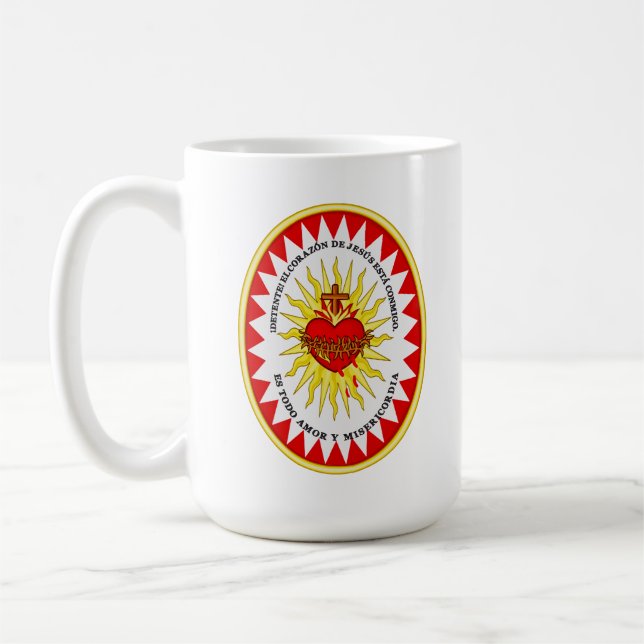 Taza De Café El Sagrado Corazón de Jesús (Izquierda)