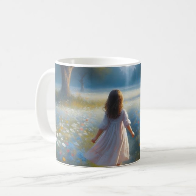 Taza De Café El secreto del prado - Susurros de la primavera (Anverso izquierdo)