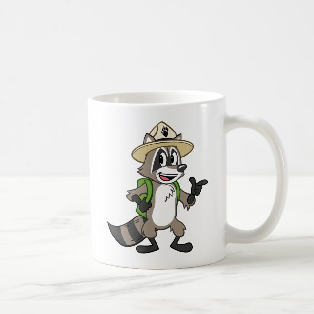 Taza De Café El señalar de Rick del guardabosques de Rick el | (Derecha)