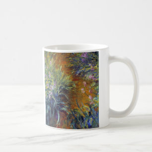 Taza De Café El sendero entre los iris de Claude Monet