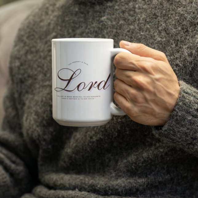 Taza De Café El Señor es más misericordioso que una madre (Subido por el creador)