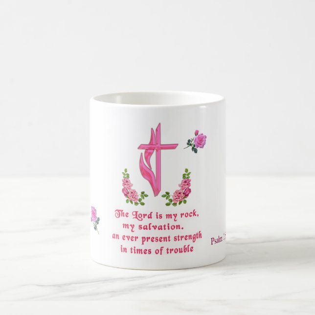 Taza De Café El Señor es mi roca (Centro)