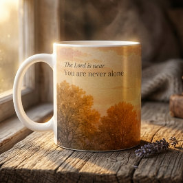 Taza De Café El Señor está cerca Estímulo de la fe cristiana