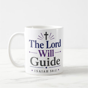 Taza De Café El Señor Guiará Camino Constante de Isaías