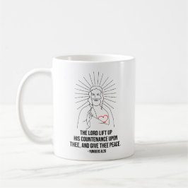Taza De Café El Señor Levanta Su Tripulación Sobre El