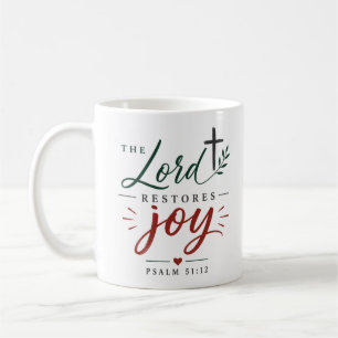 Taza De Café El Señor Restaura la Alegría Estimulación Cristian
