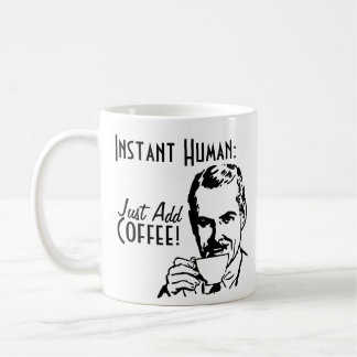 Taza De Café El ser humano inmediato apenas añade el café