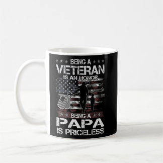 Taza De Café El Ser Veterano Es Un Honor Que Papá No Tiene Prec