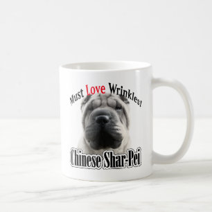 Taza De Café El Shar-Pei Chino Debe Amar Las Arrugas