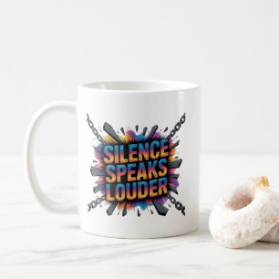 Taza De Café El silencio habla más fuerte