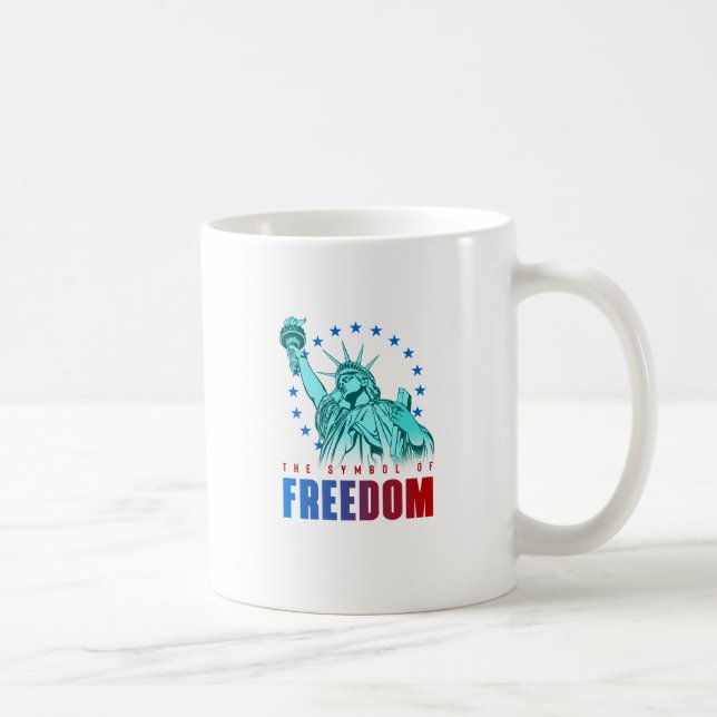Taza De Café El símbolo de la libertad | Mug clásico #11 (Derecha)
